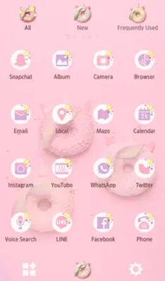 Unicorn Donuts Theme android App screenshot 2